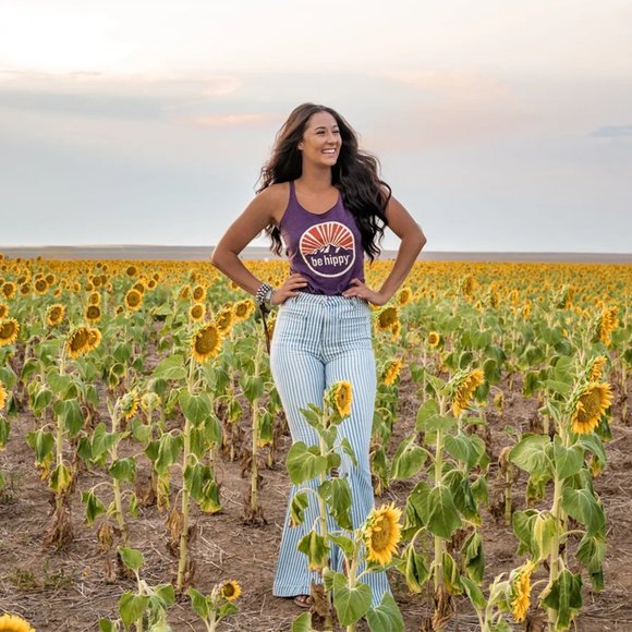 Be Hippy Tank Top Medium - Picture 4 of 5